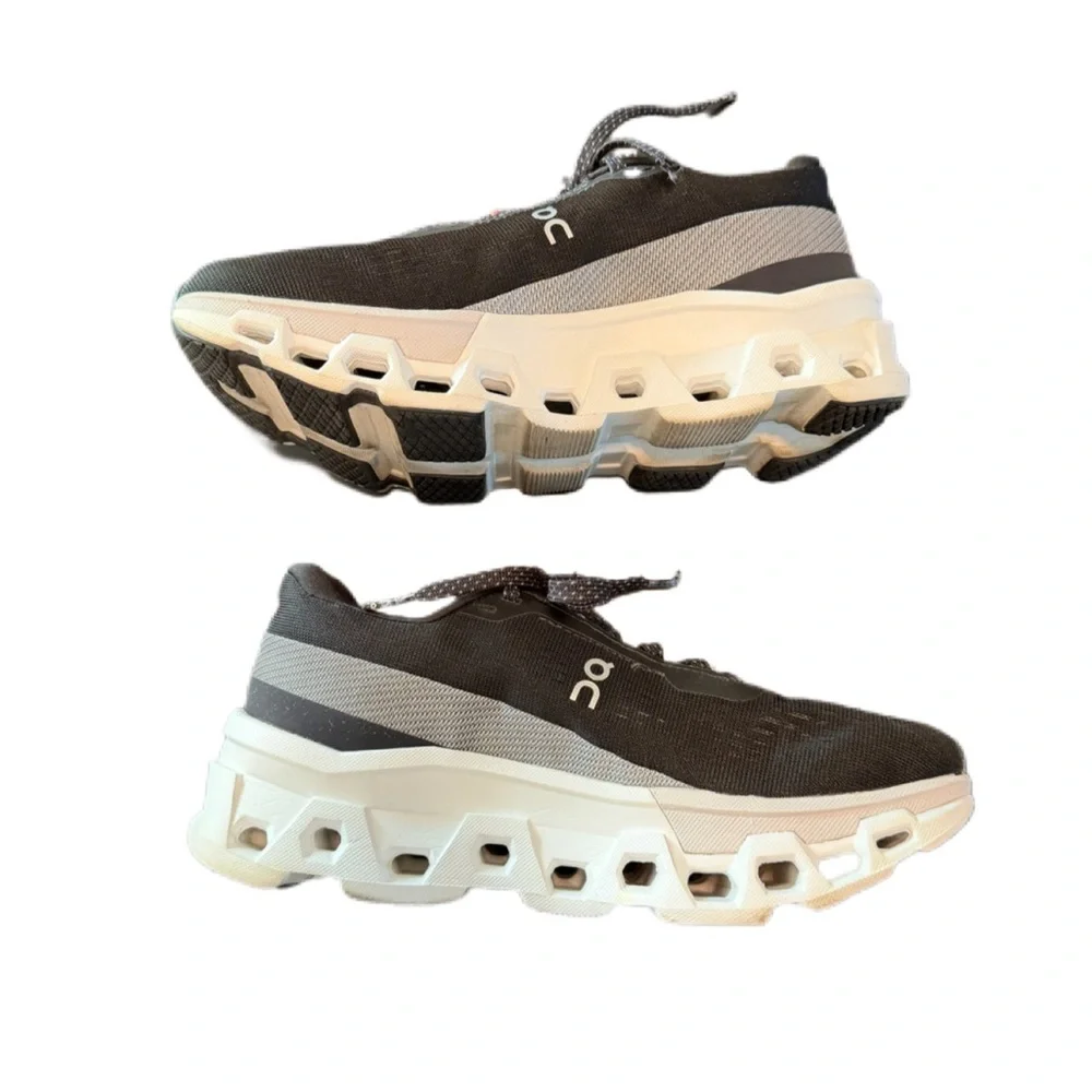 ON Running Cloudmonster 2 Running Shoe Black Frost Womenâs 6.5 - Picture 9 of 15